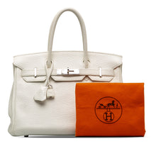 Hermes | Pre-Owned Clemence Birkin 30 | White