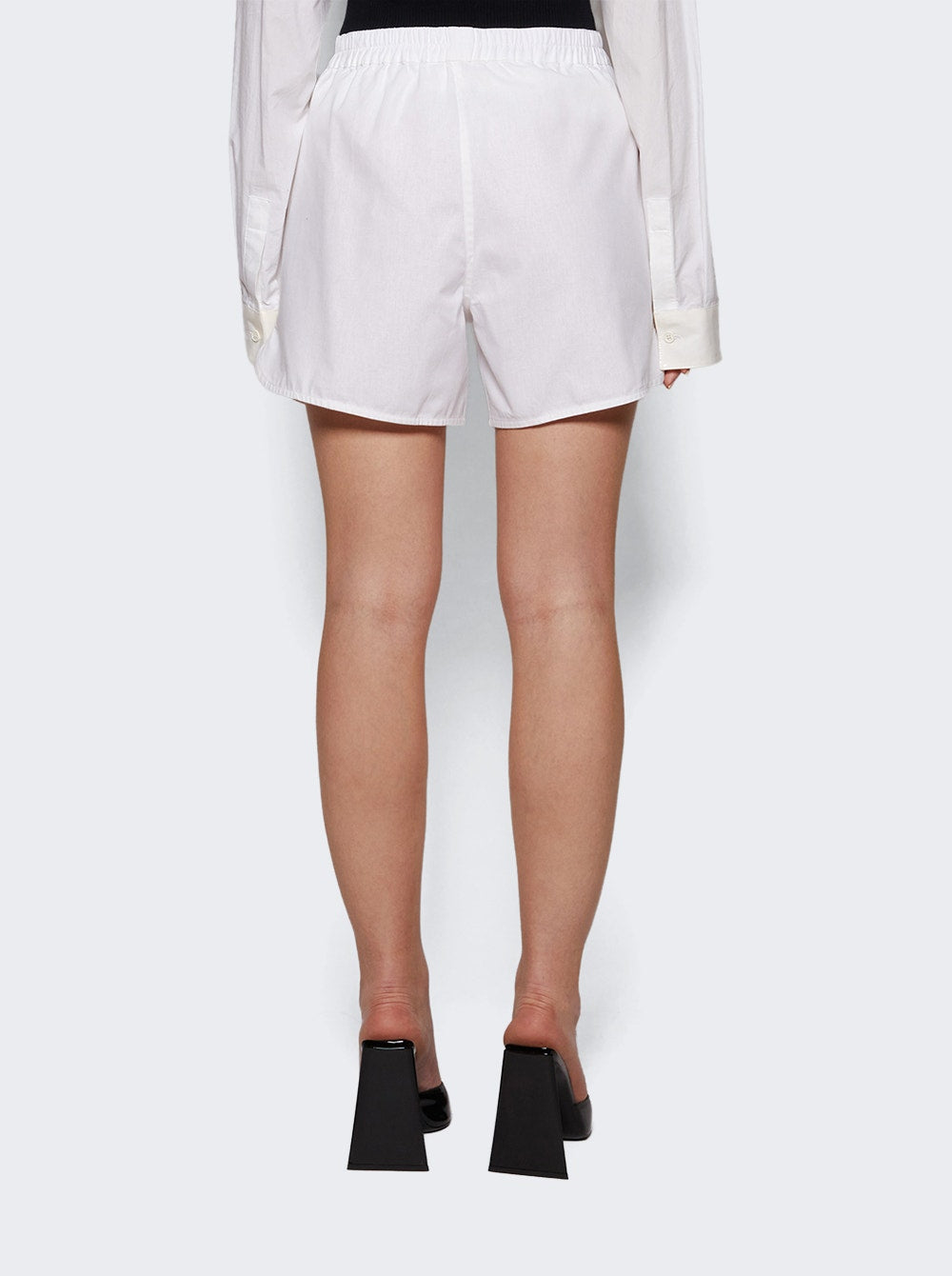 Women | Marine Serre | Regenerated Household Linen Short | White