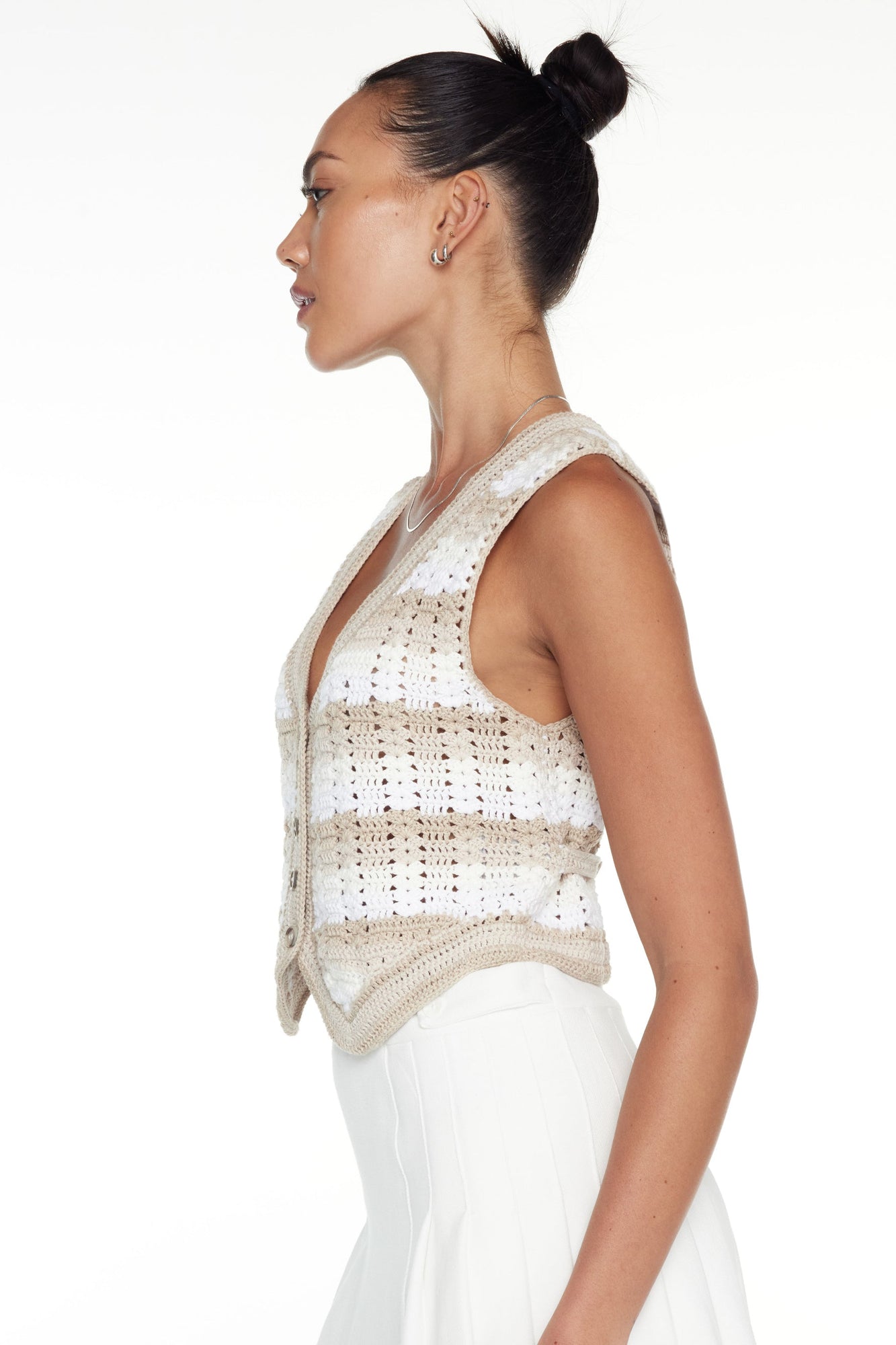 The Upside | Bungalow Zaza Waistcoat | Stripe