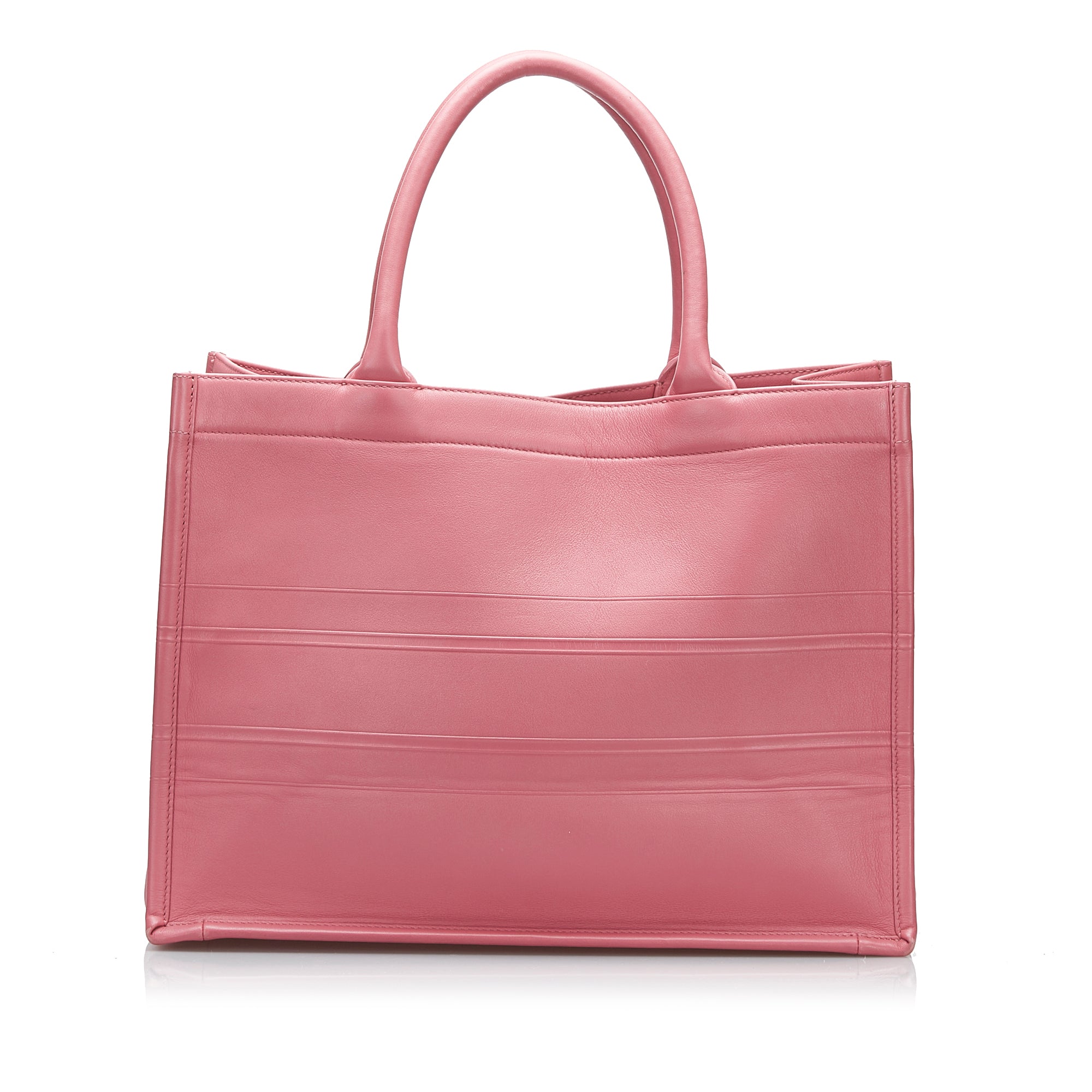 Dior | Pre-Owned Medium Embossed Book Tote - I | Pink