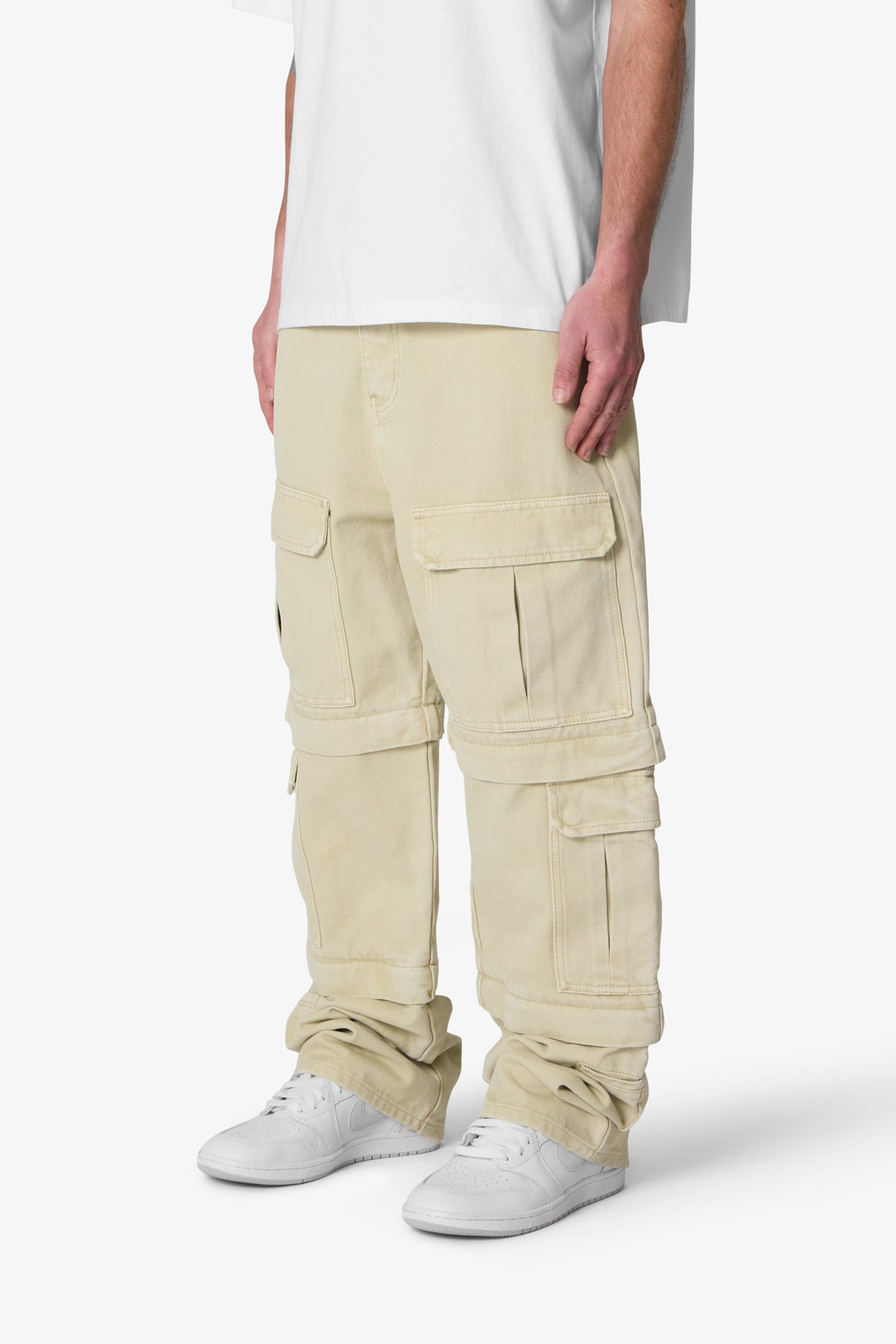 Ultra Baggy Channel Cargo Denim | Tan