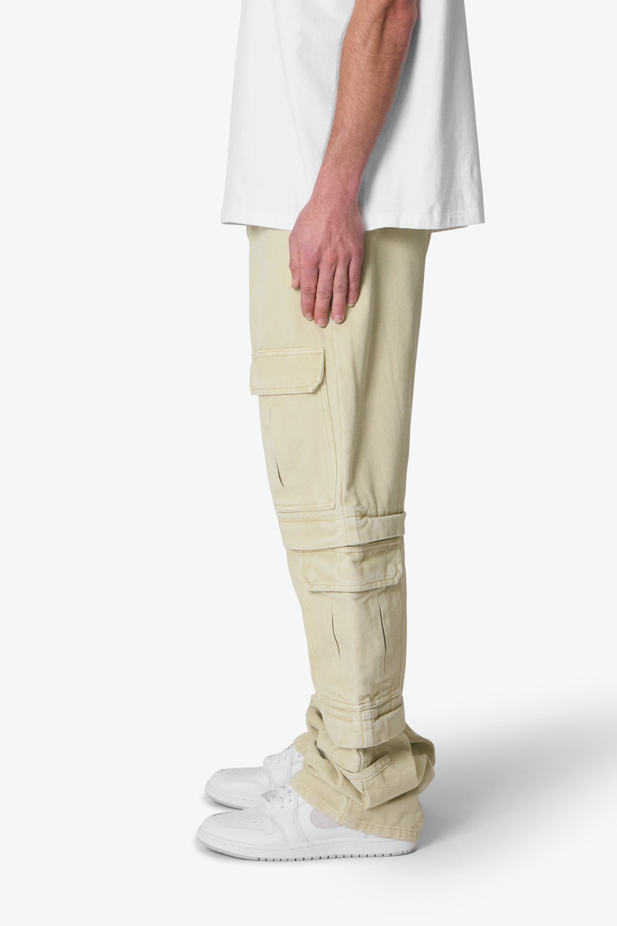 Ultra Baggy Channel Cargo Denim | Tan