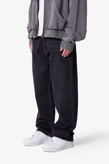 Ultra Baggy Denim | Stone Wash Black