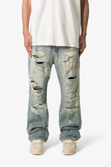 Ultra Baggy Distressed Denim | Vintage Blue