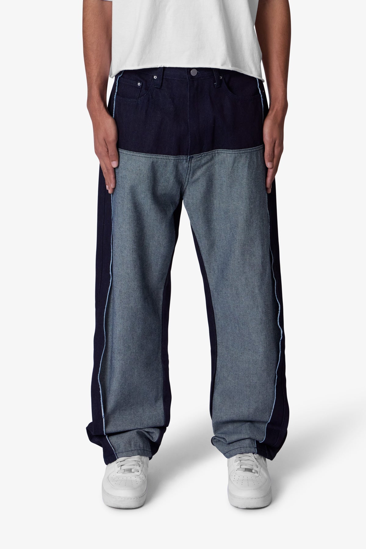 Ultra Baggy Inverted Denim | Navy