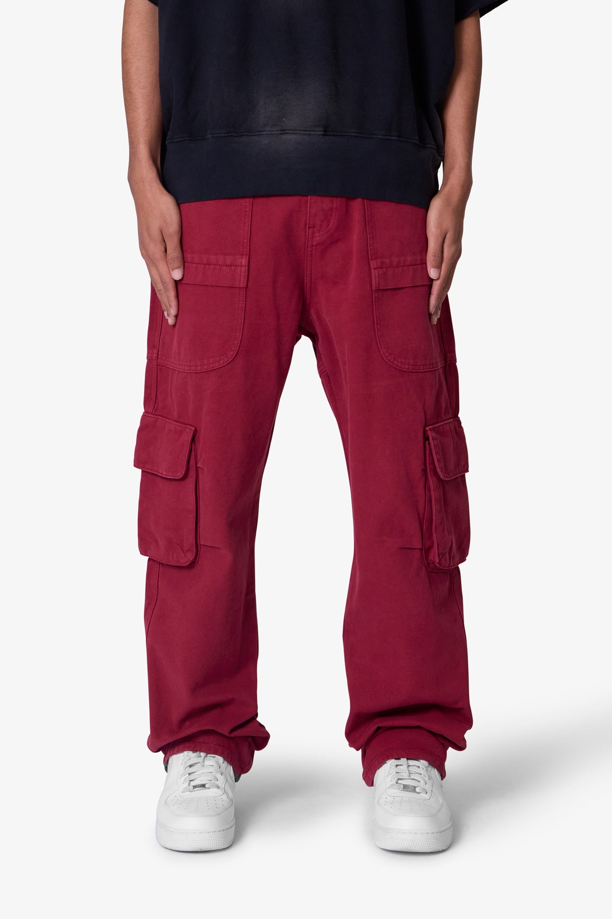Ultra Baggy Pocketeer Denim | Burgundy