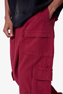 Ultra Baggy Pocketeer Denim | Burgundy