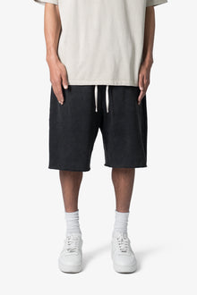 Ultra Baggy Sweatshorts | Washed Black