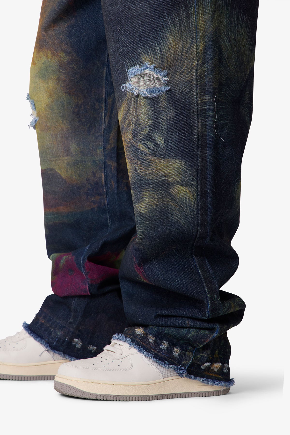 Ultra Baggy Wolf Denim | Multi