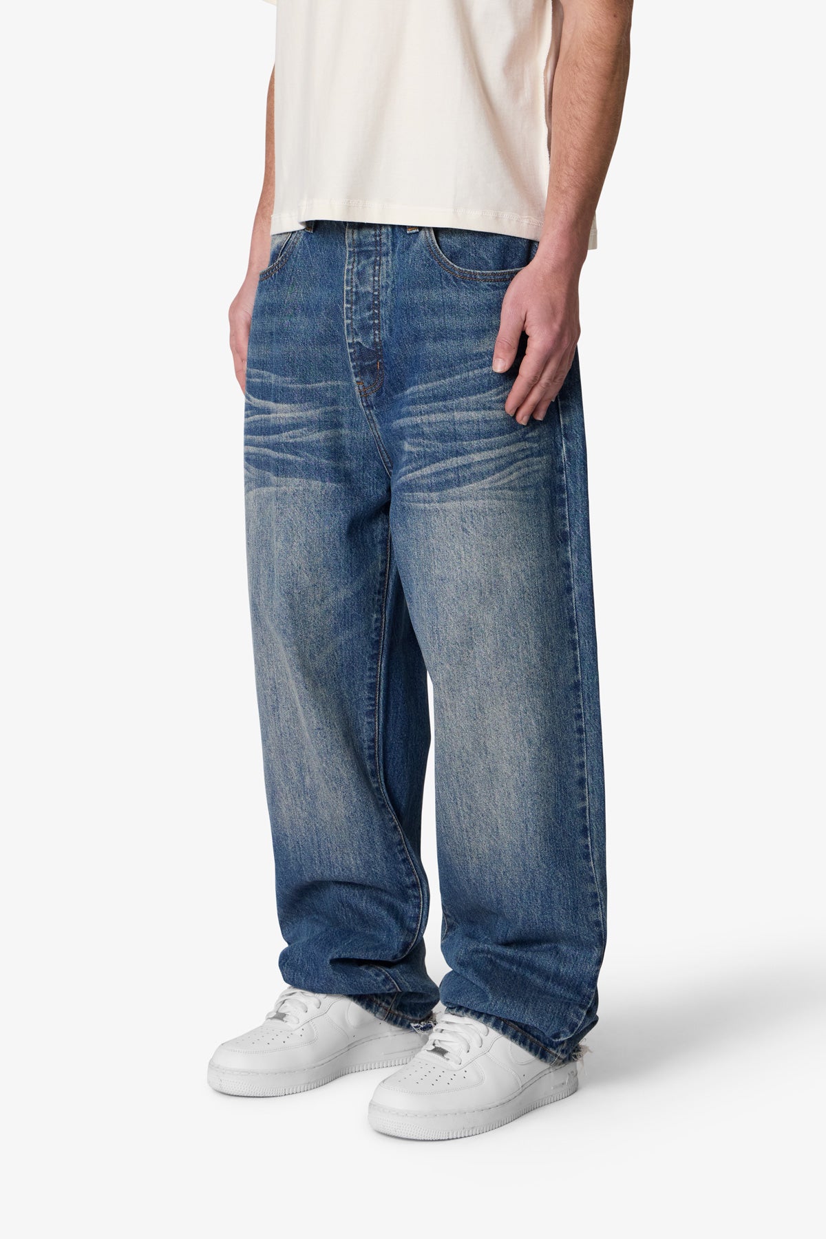 Ultra Baggy & Wrinkled Denim | Blue