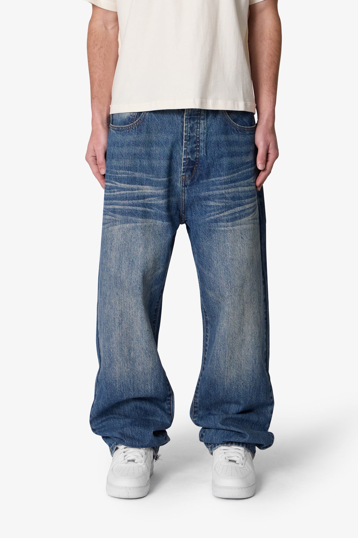 Ultra Baggy & Wrinkled Denim | Blue