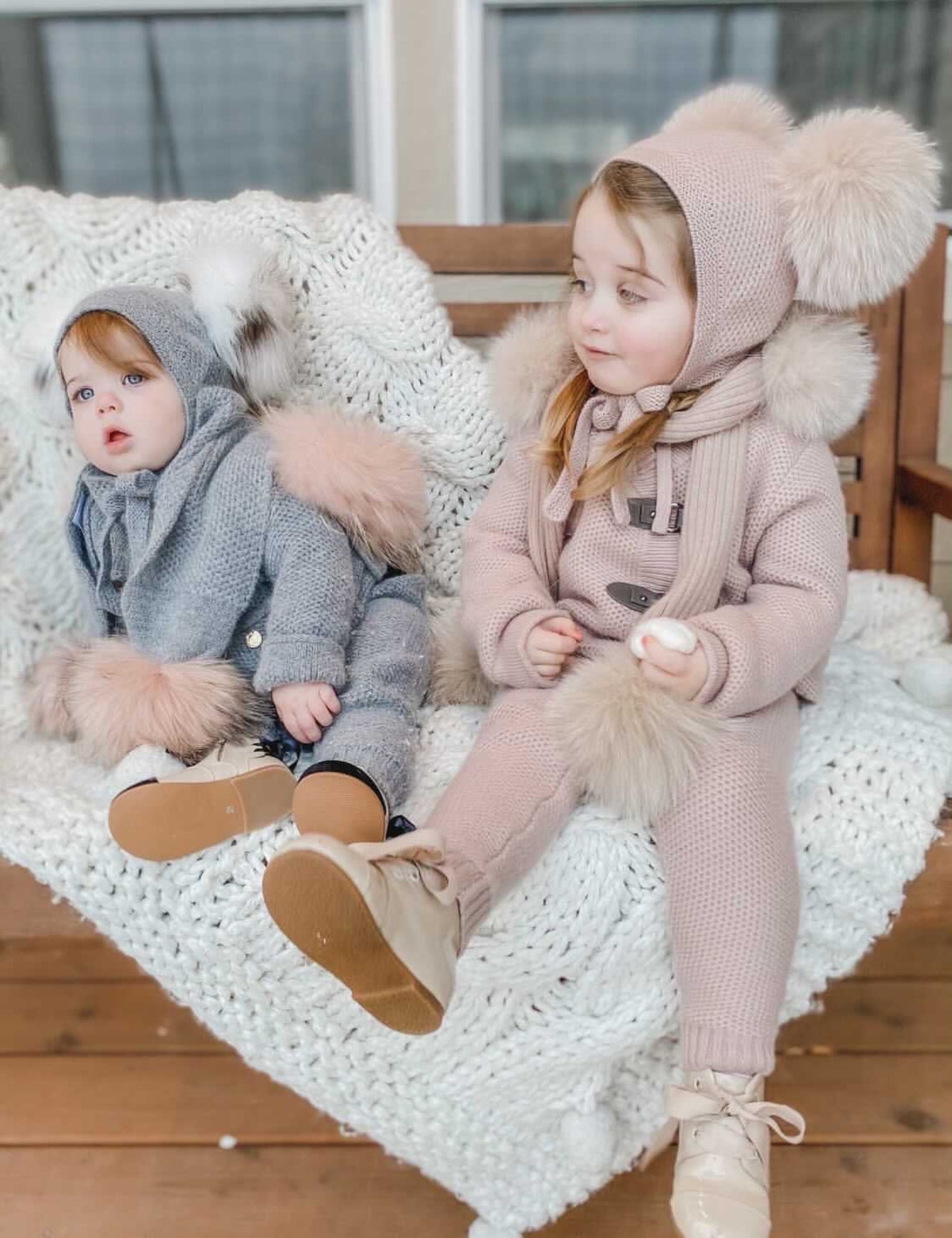 Unisex | Honeycomb Dusty Cashmere Bonnet | Pink