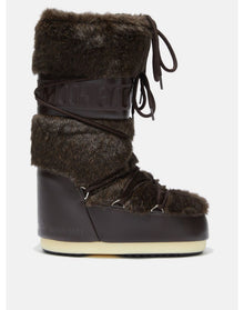 Adults | Moon Boot Classic Faux Fur | Brown