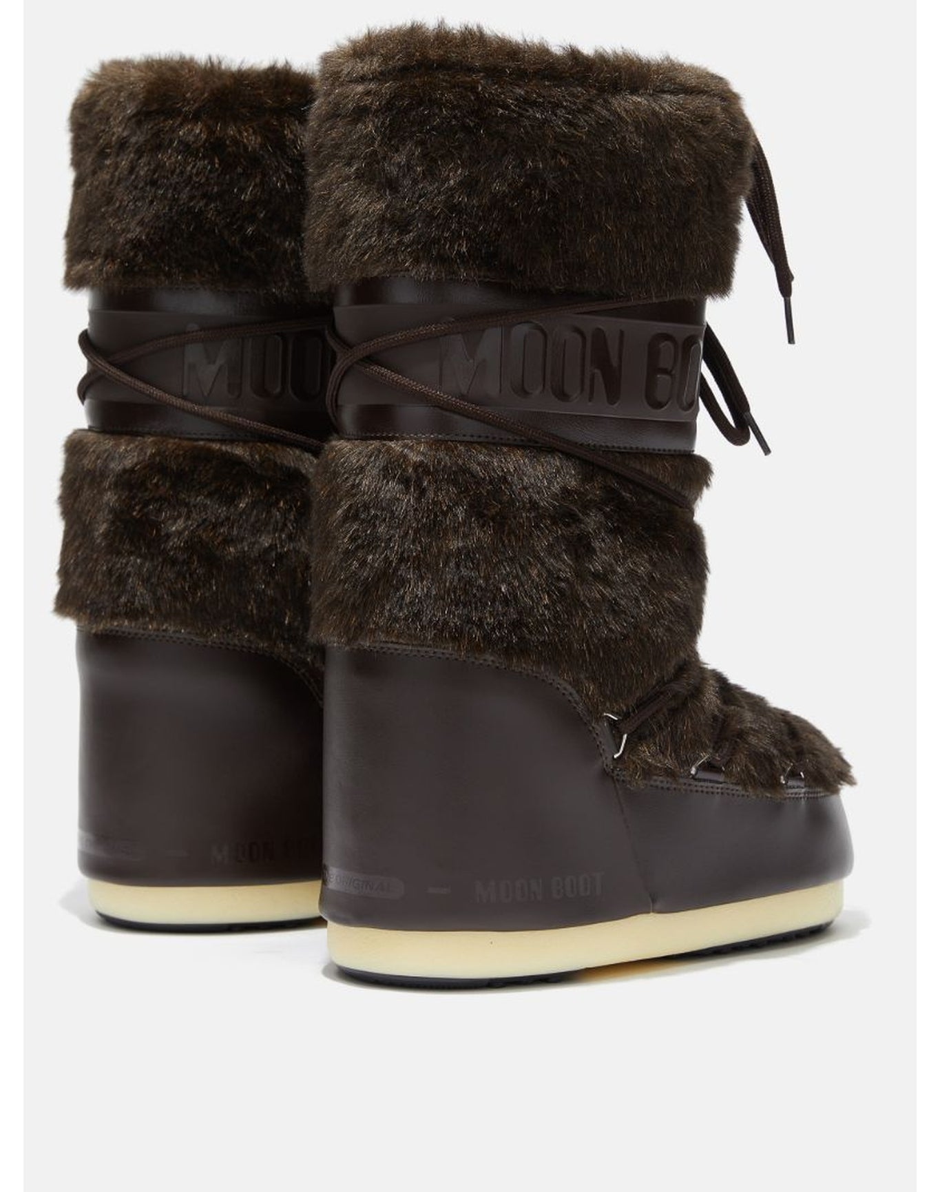 Adults | Moon Boot Classic Faux Fur | Brown