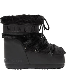 Adults | Moon Boot Icon Low Faux Fur | Black