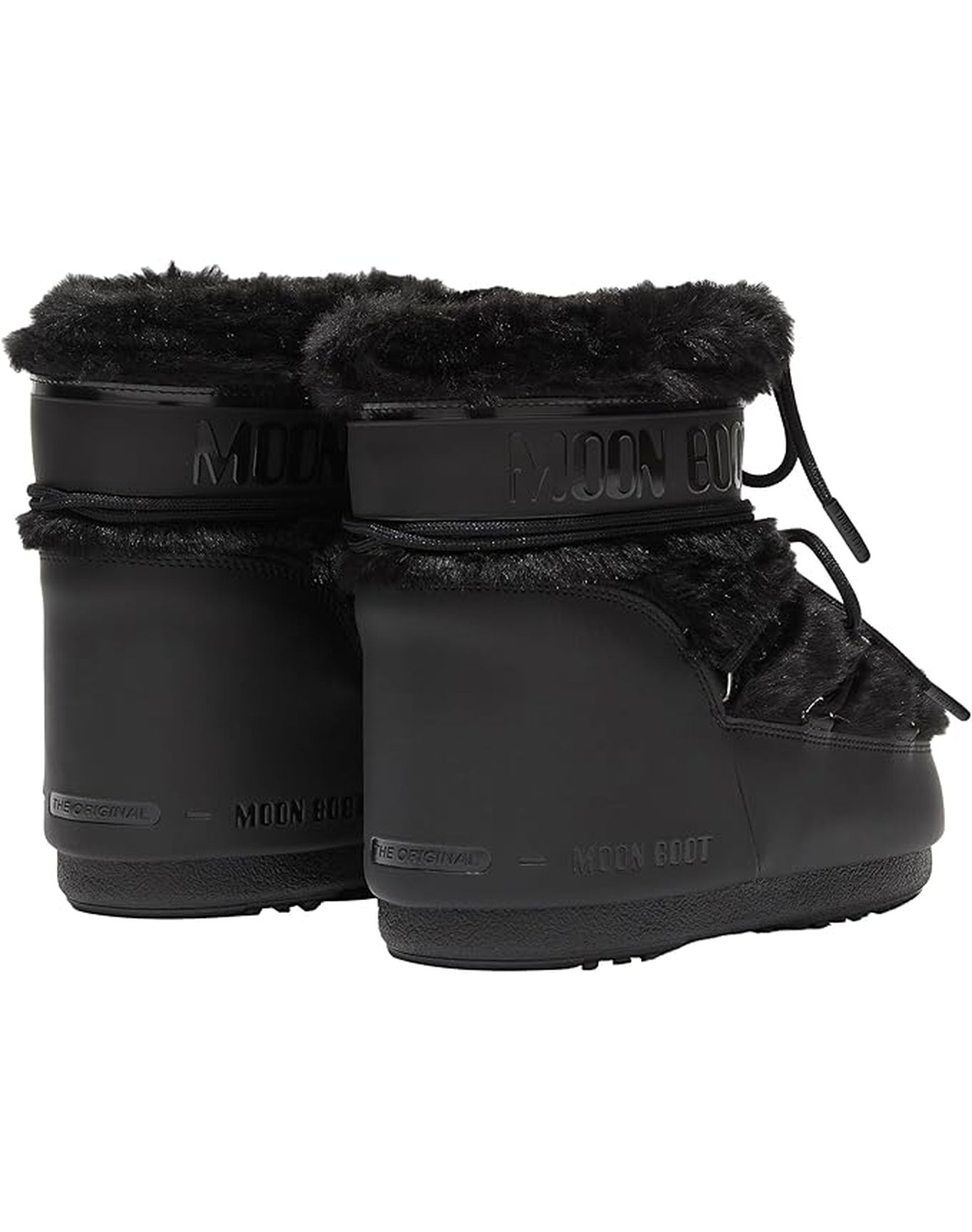 Adults | Moon Boot Icon Low Faux Fur | Black