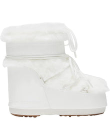 Adults | Moon Boot Icon Low Faux Fur | Optical White