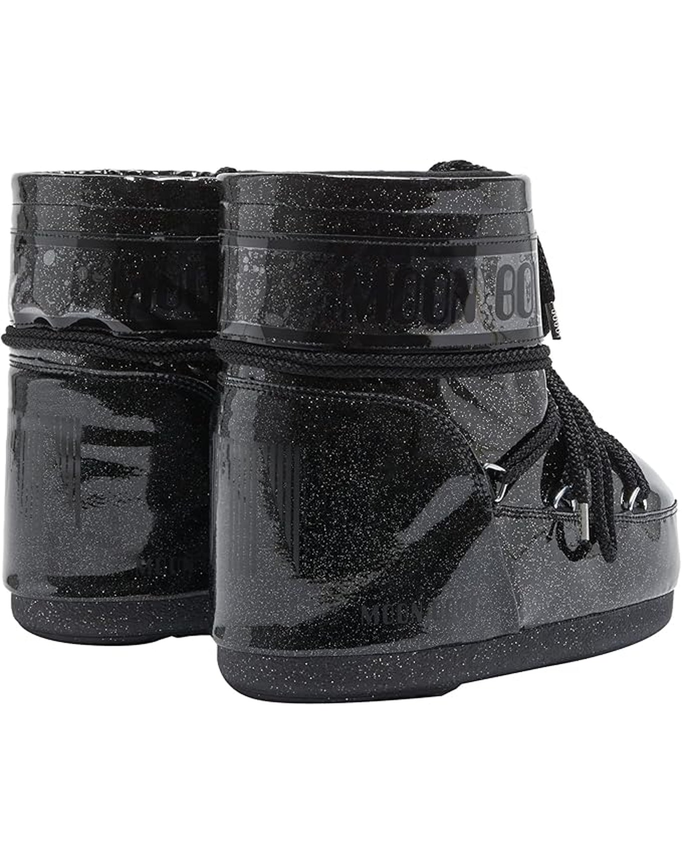 Adults | Moon Boot Icon Low Glitter | Black