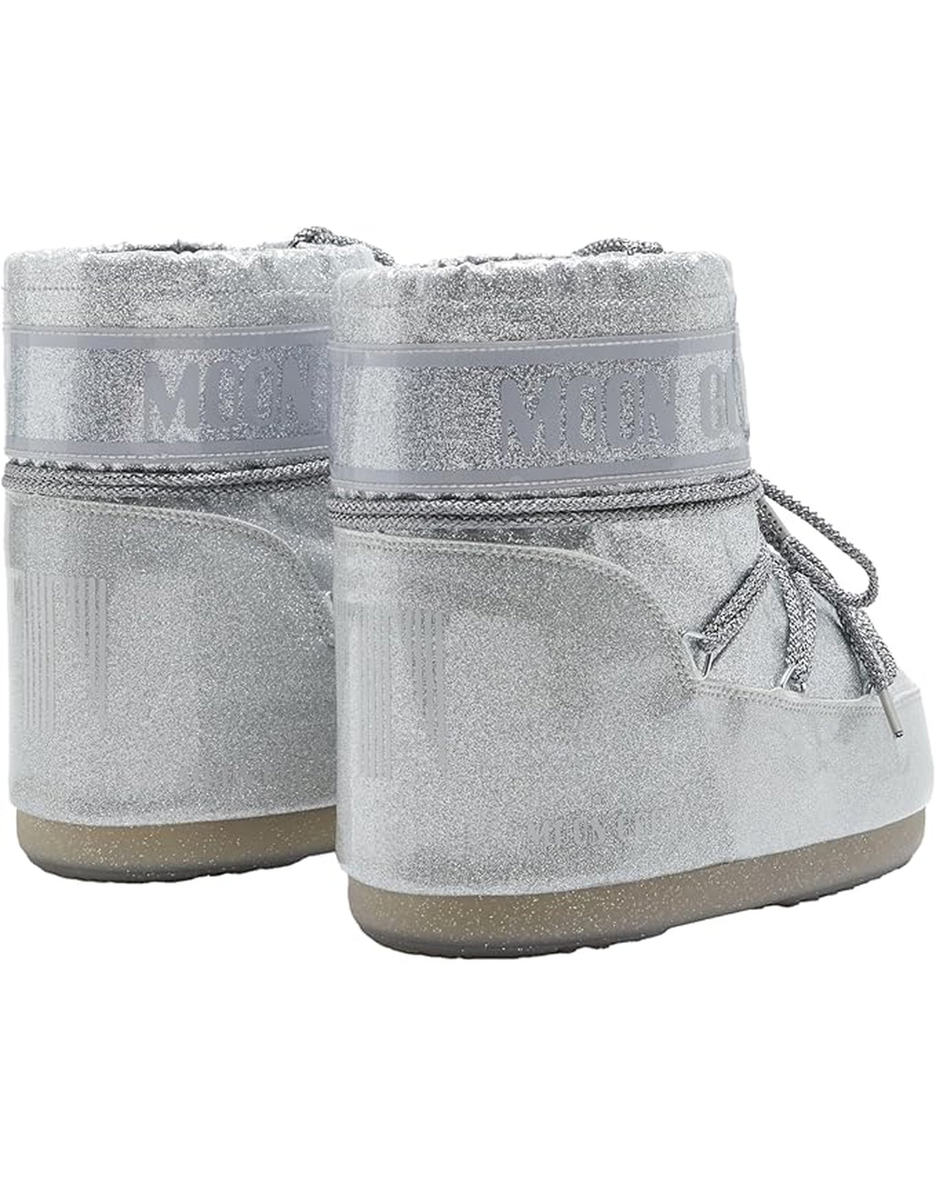 Adults | Moon Boot Icon Low Glitter | Silver