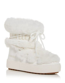 Adults | Moon Boot Ltrack Faux Fur Wp | White