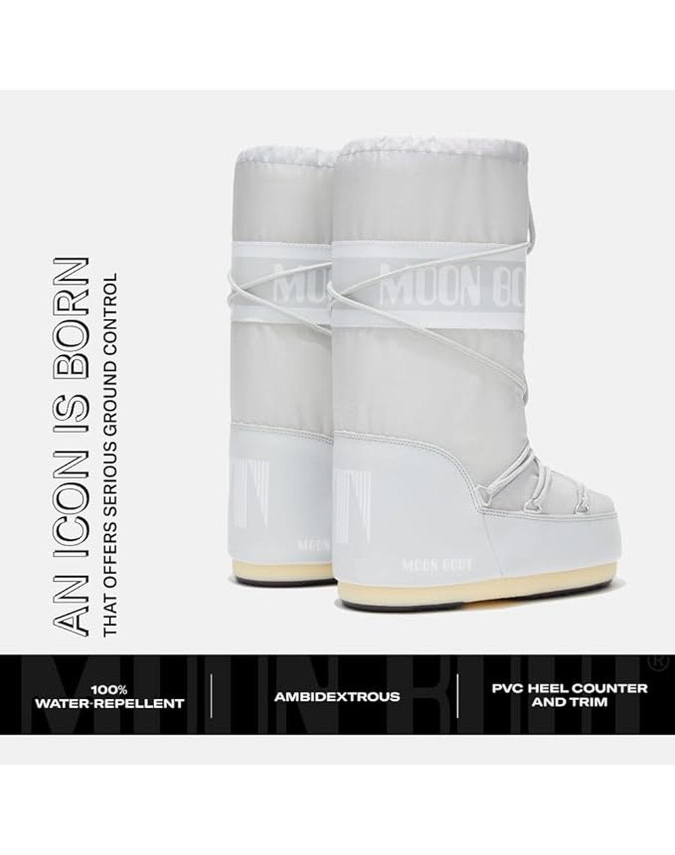 Adults | Moon Boot Nylon | Glacier Grey