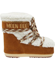 Adults | Moon Boot Shearling | Whisky x Off White