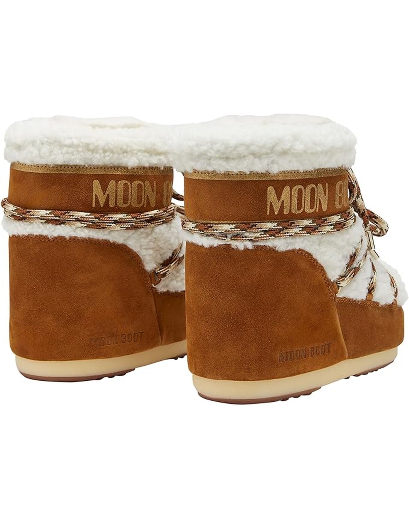 Adults | Moon Boot Shearling | Whisky x Off White