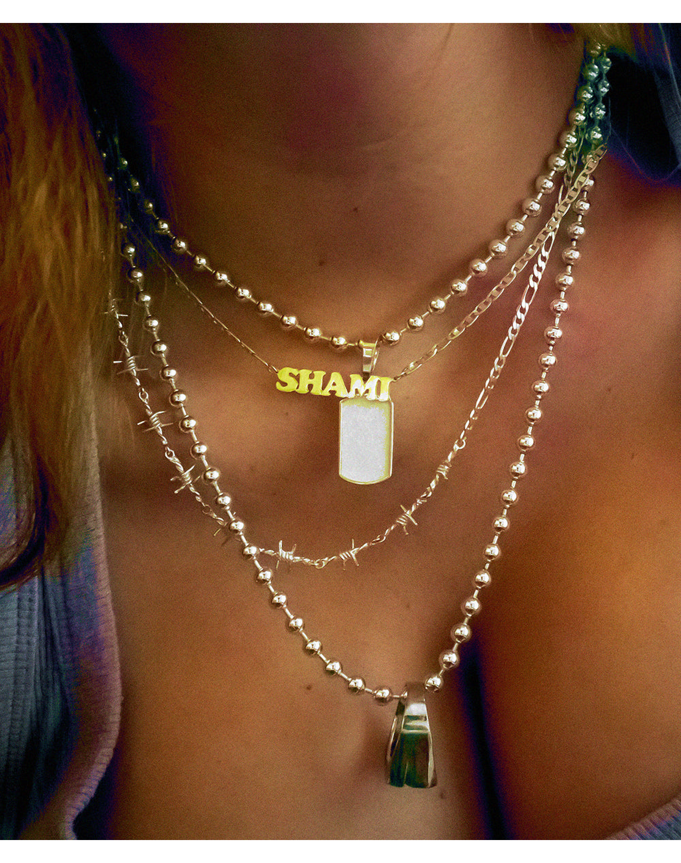 Unisex Shami Ball Chain in Sterling Silver or Gold | 14kt Gold Plated and Sterling Silver Plated