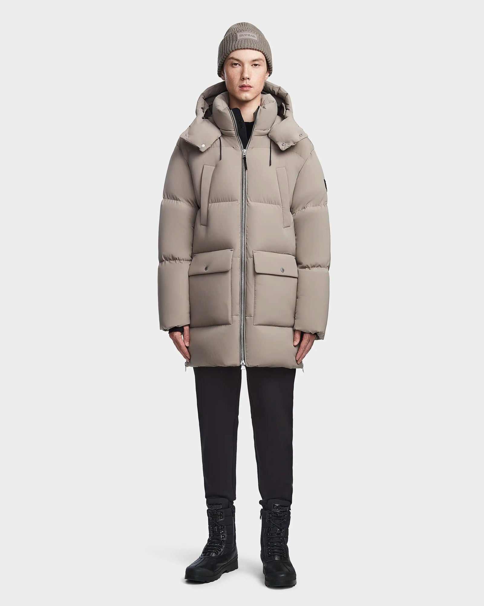 Unisex | ENZO Down Puffer | Cement