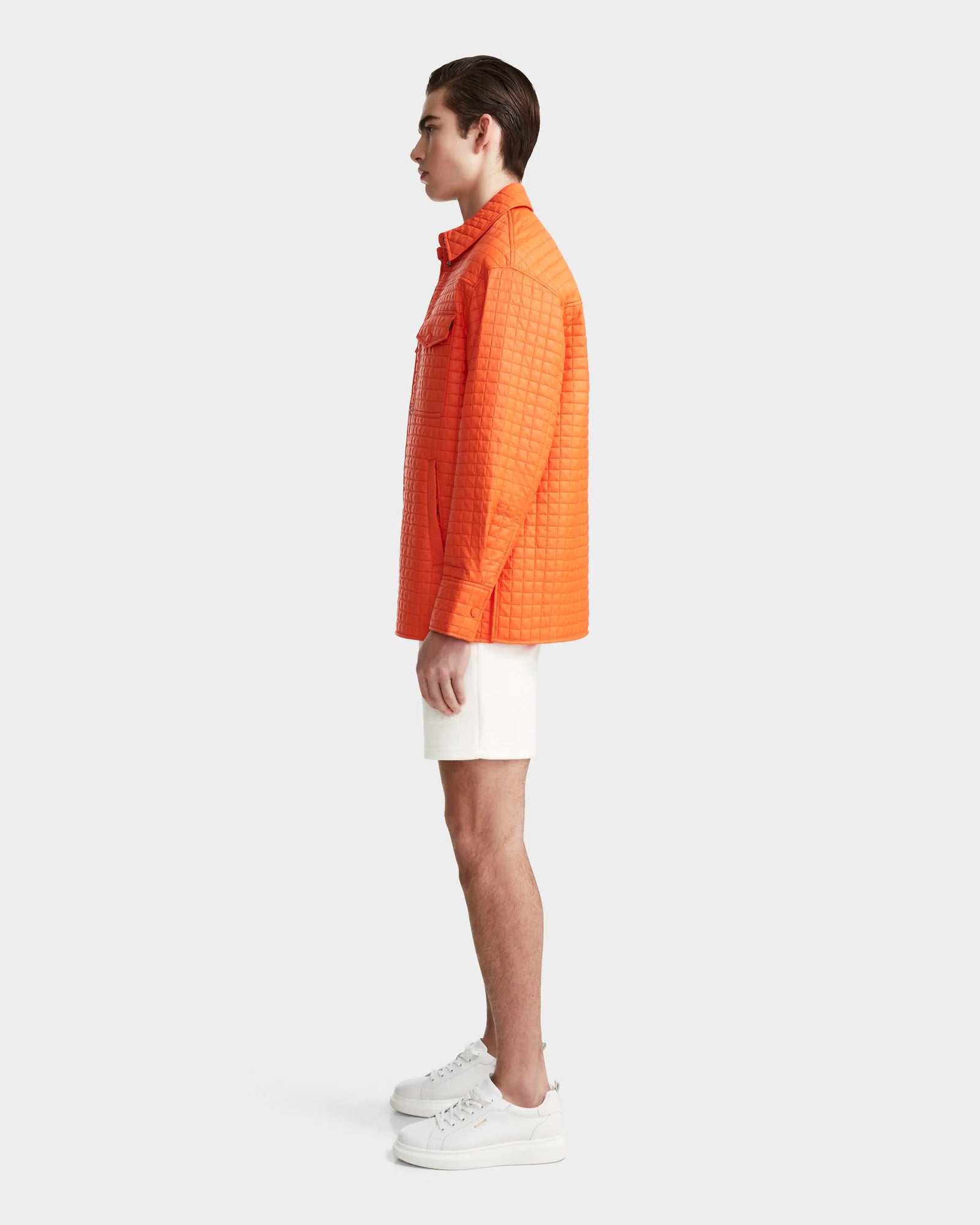 Women | Quilted Shirt Jacket KERRY 9124003 M | Orange Sorbet