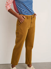 Women | Thompson Straight Leg Jean | Recycled Denim Golden Khaki