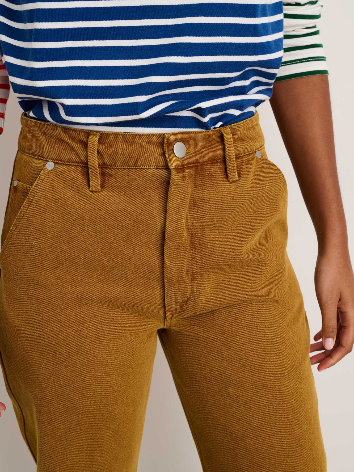 Women | Thompson Straight Leg Jean | Recycled Denim Golden Khaki