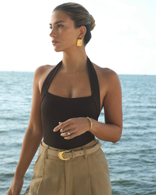 No. 8 Belt | Sand-Gold