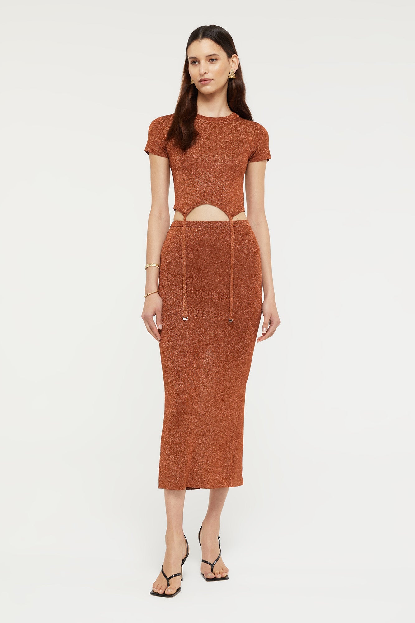 Yael Knit Top | Bronze