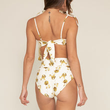 Added Coverage High Rise Bikini Bottom | Gold Filigree