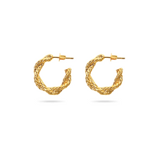 The Rope Hoops (Emily Didonato X Argento Vivo) | 18K Yellow Gold-Plated