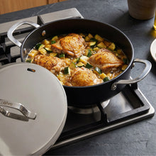 Saute Pan with Lid — 3.5-Qt | Black/Silver