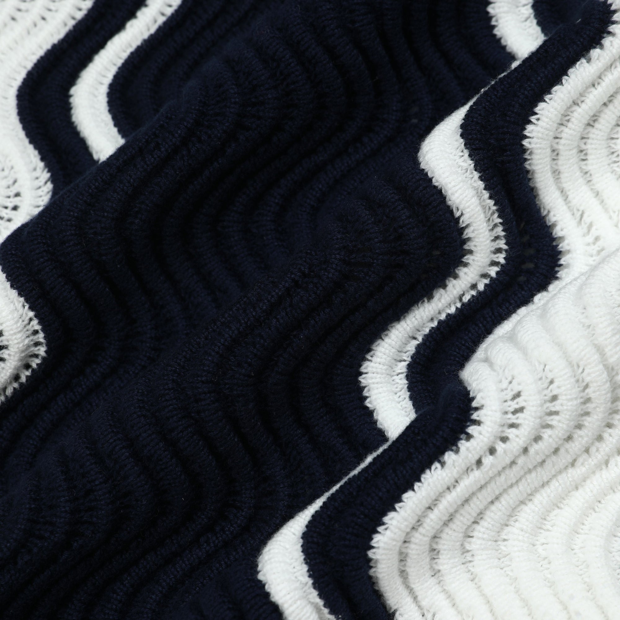 Long Sleeve Knit Soccer Jersey | Navy