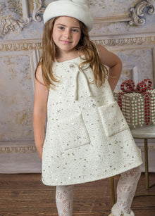 Baby Girls | Marshmallow Wool Dress | Beige