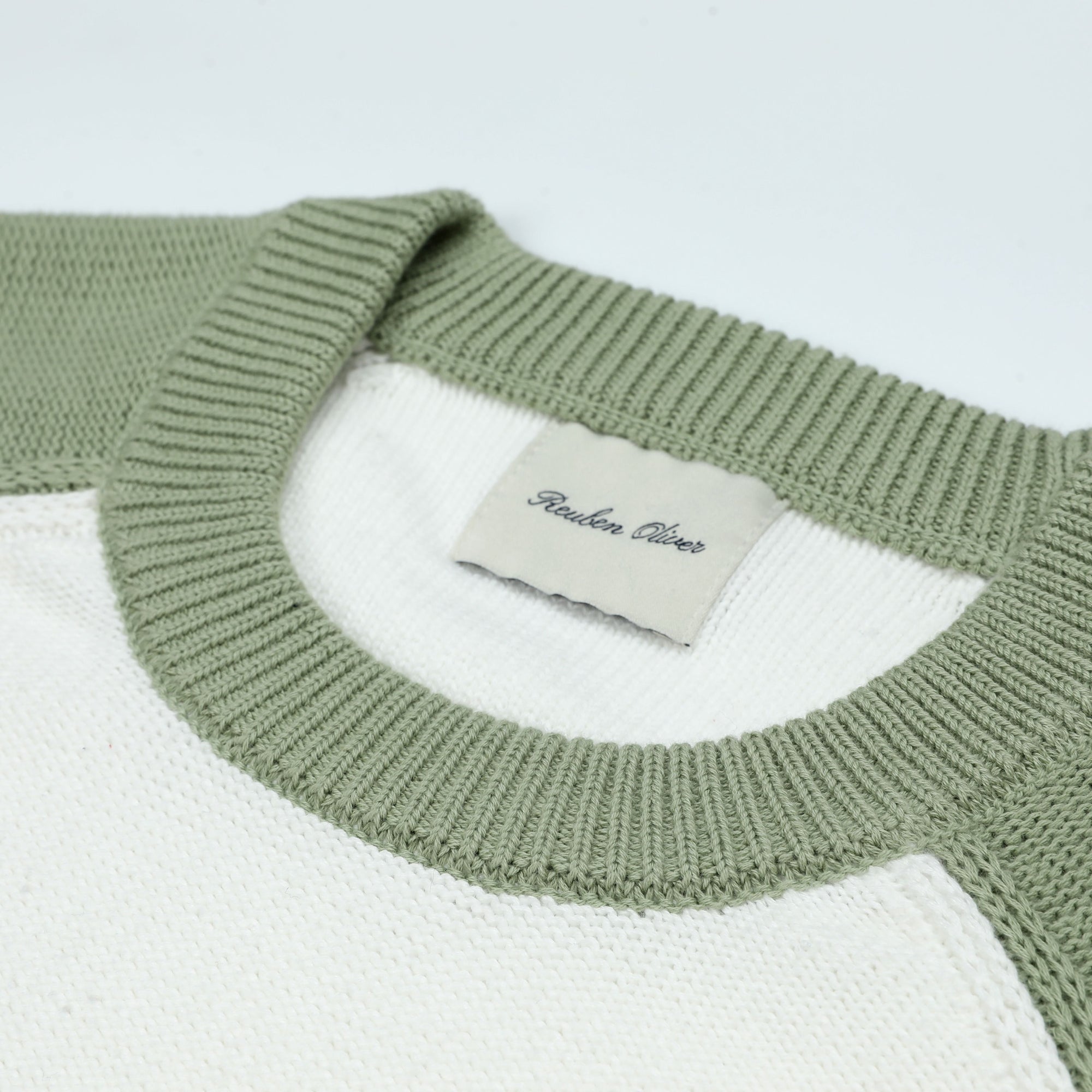 Long Sleeve Knit Baseball T-Shirt | Sage