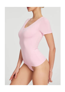 V-Neck T-shirt | Ballet Pink
