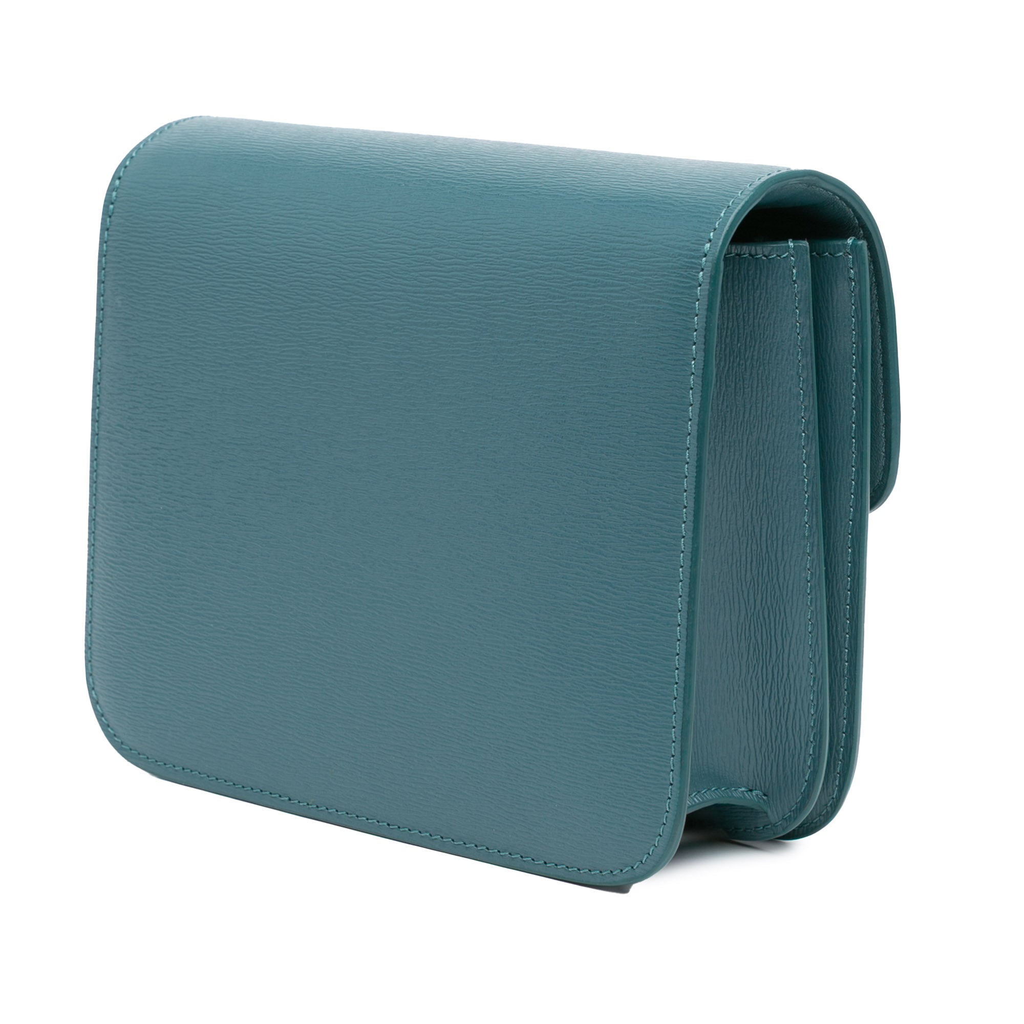 Celine | Pre-Owned Teen Liege Calfskin Classic Box | Blue