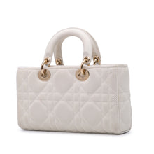 Dior | Pre-Owned Medium Technical Fabric Macrocannage Lady D Joy | White