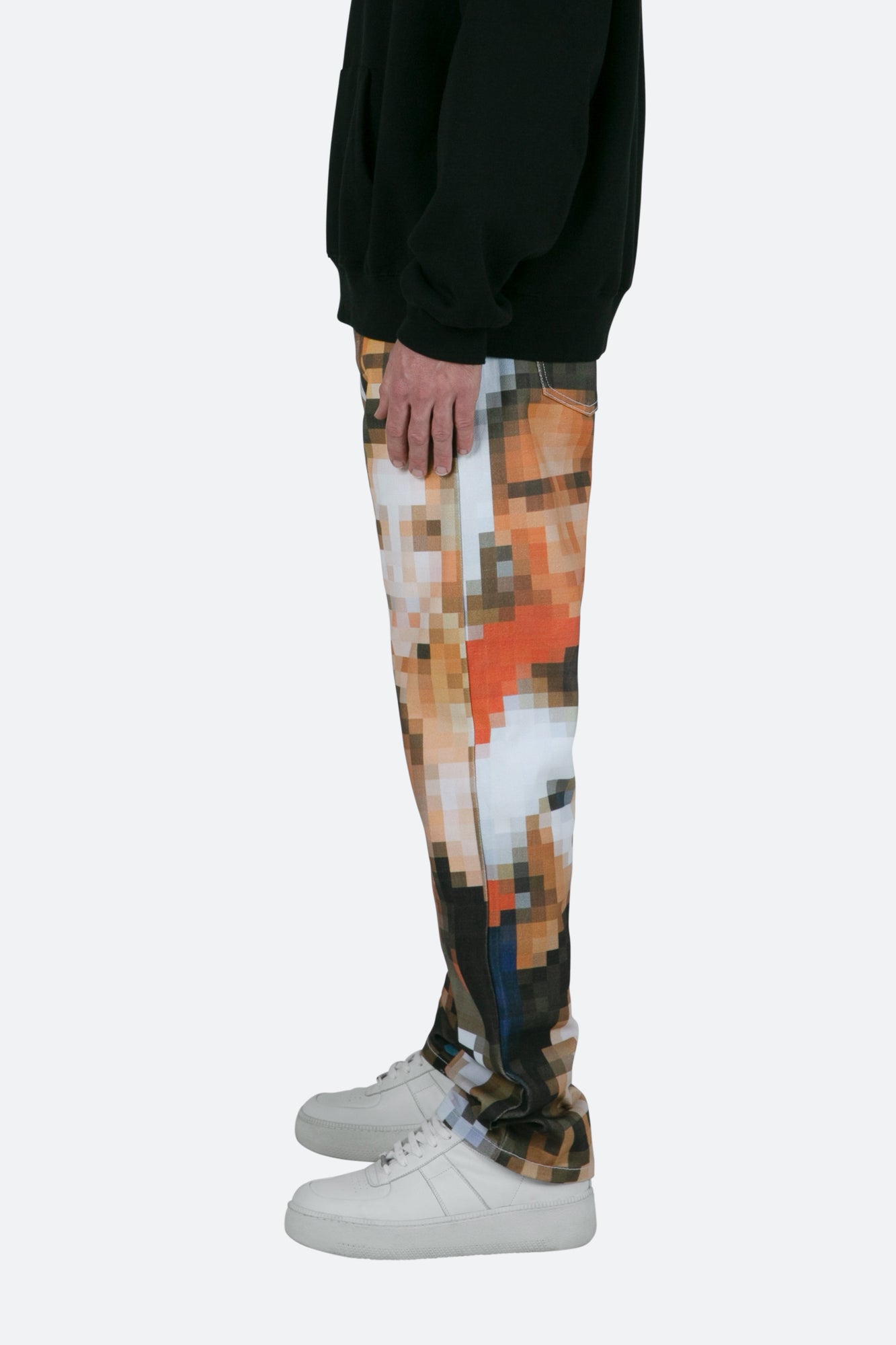 V100 Pixel Straight Denim | Multi