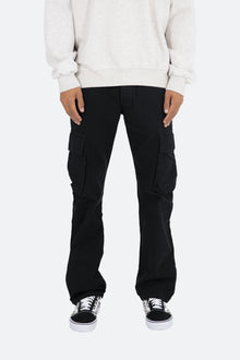 V193 Cargo Snap Baggy Denim | Black