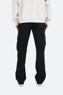 V193 Cargo Snap Baggy Denim | Black