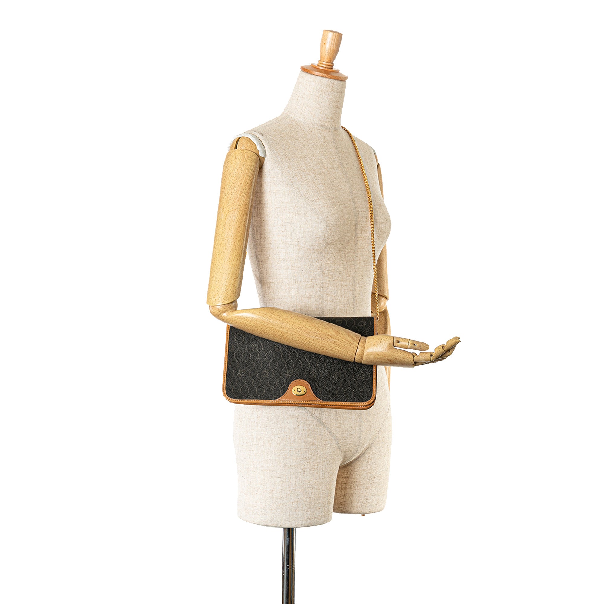 Dior | Pre-Owned Honeycomb Chain Crossbody | Black