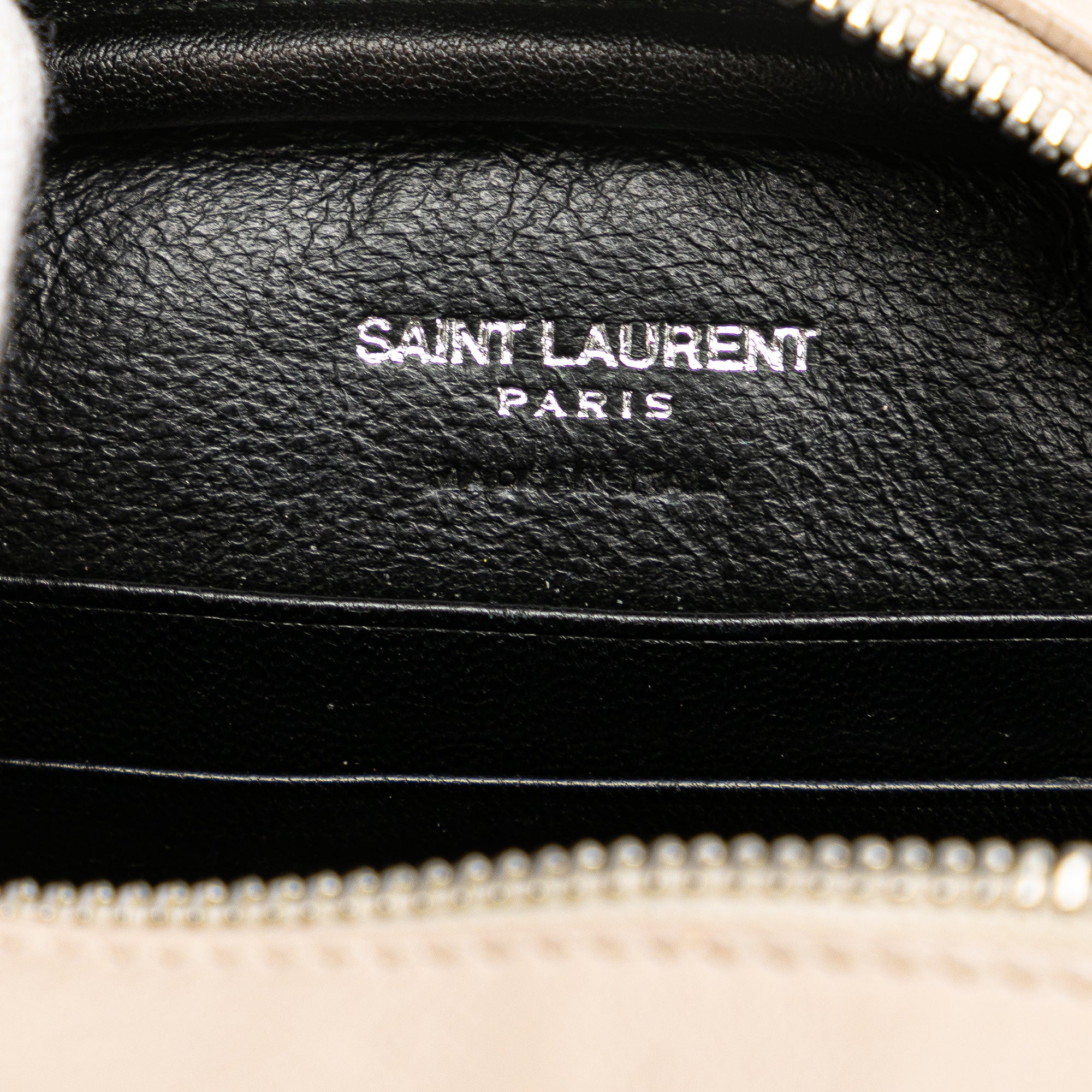 Saint Laurent | Pre-Owned Nappa Monogram Blogger Bag | Brown/Nude