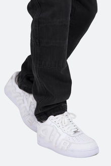 V244 Cargo Baggy Denim | Vintage Black
