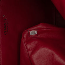 Chanel | Pre-Owned Maxi Classic Chevron Lambskin Single Flap | Pink/Dark Pink